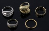 A textured ring the shank mark