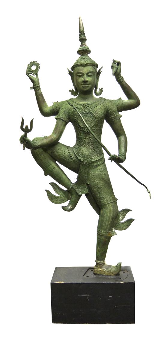 * A Thai Bronze Figure 20th century