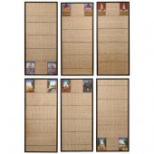 A THAI JATAKA BOOK ON SIX PANE