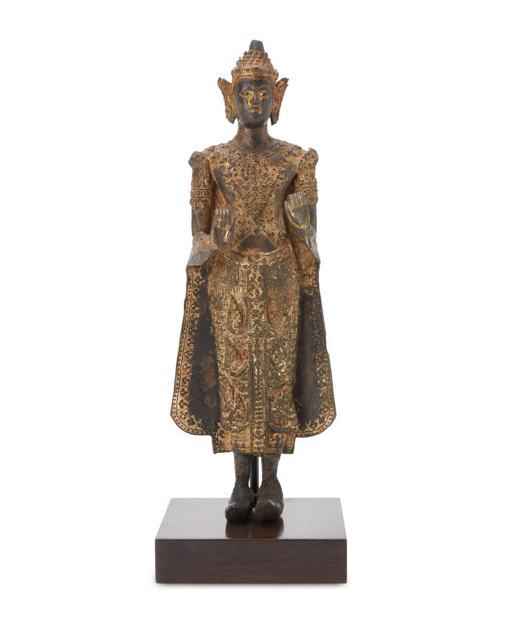 A THAI RATTANAKOSIN GILT-BRONZE