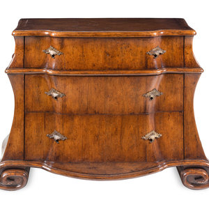 A Therien Studios Burl Walnut Chest