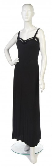 A Thierry Mugler Black Crepe E