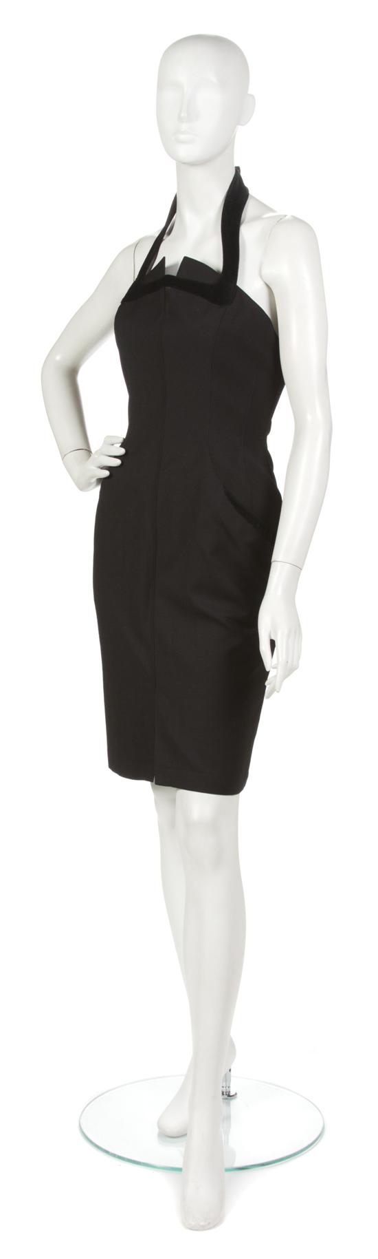 A Thierry Mugler Black Wool