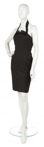 A Thierry Mugler Black Wool Ha