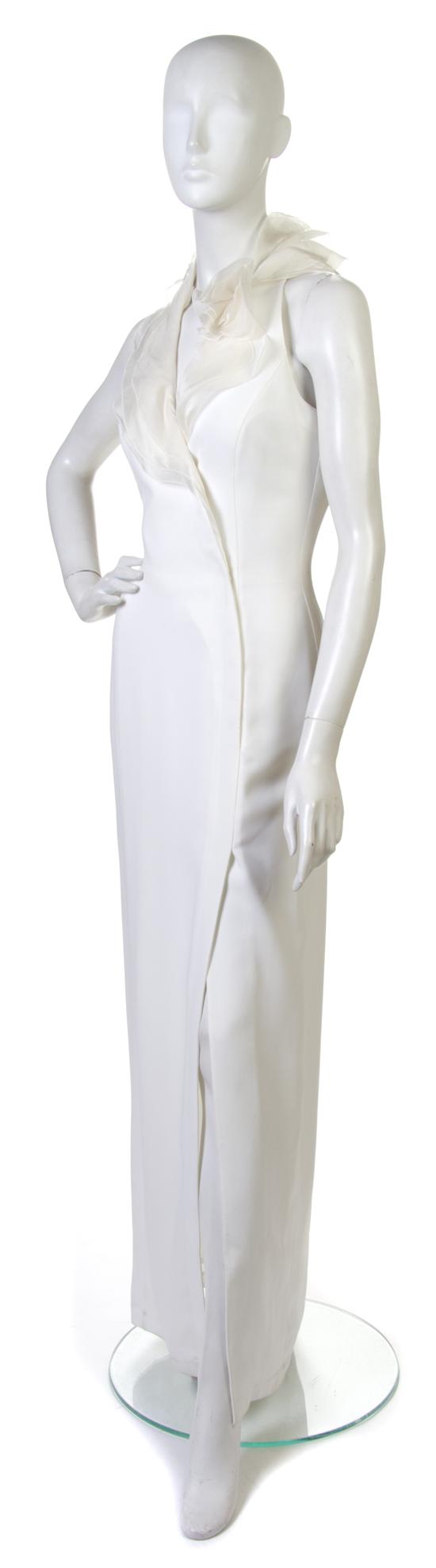A Thierry Mugler White Tuxedo