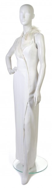 A Thierry Mugler White Tuxedo