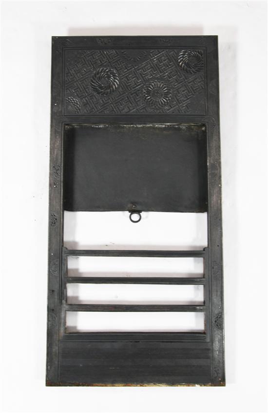A Thomas Jeckyll cast iron fire