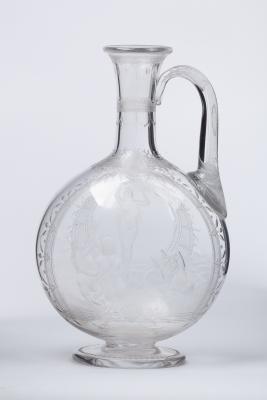 A Thomas Webb & Sons claret jug,