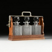 A THREE BACCARAT BOTTLE AND PA
