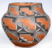 A THREE COLOR ACOMA OLLA, THIR