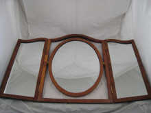 A three fold yew wood dressing