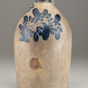 A Three-Gallon Cobalt Decorated