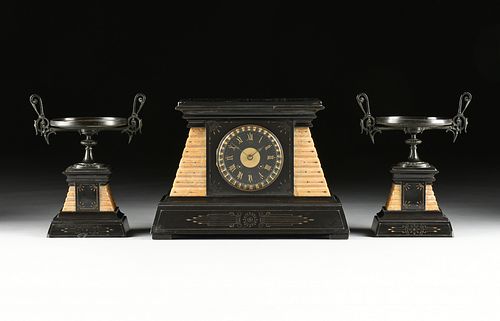 A THREE PIECE FRENCH EGYPTIAN
