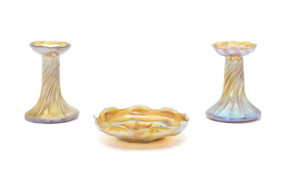 A THREE-PIECE L.C. TIFFANY