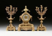 A THREE PIECE LOUIS XVI STYLE