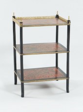 A Three Shelf Stand The stand