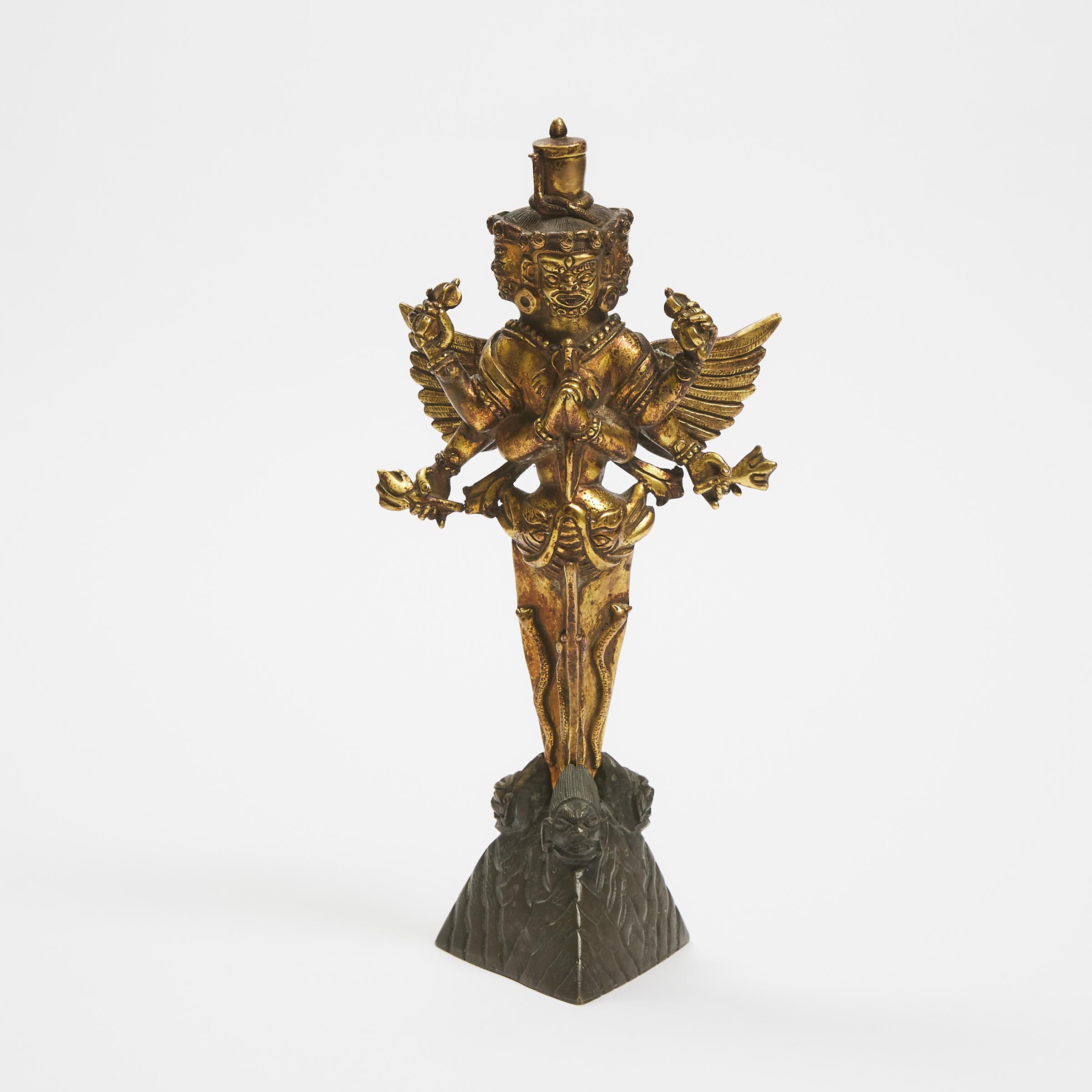 A Tibetan Bronze Ritual Dagger,