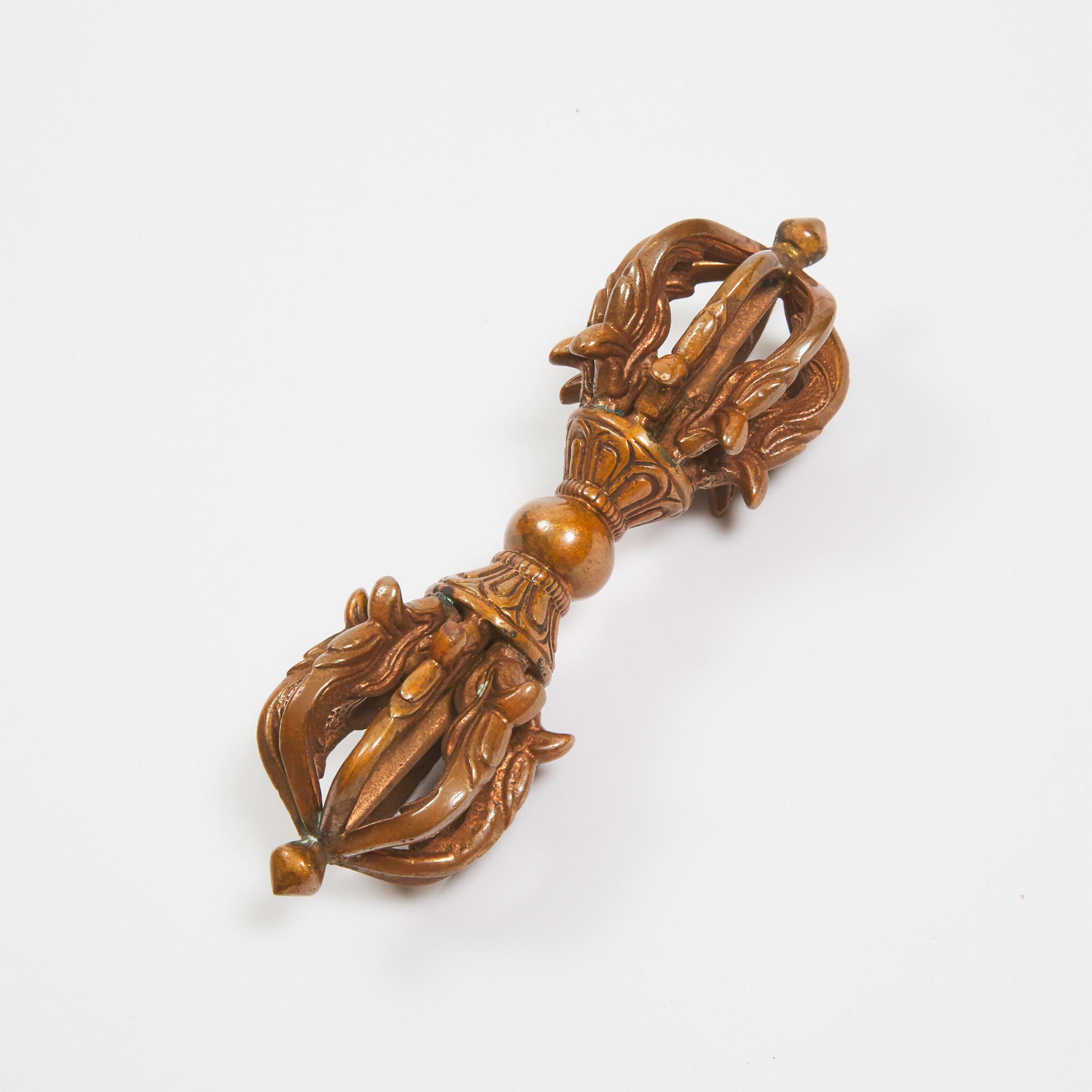 A Tibetan Copper Vajra, 17th