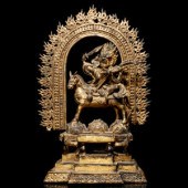 A Tibetan Gilt Bronze Figure o
