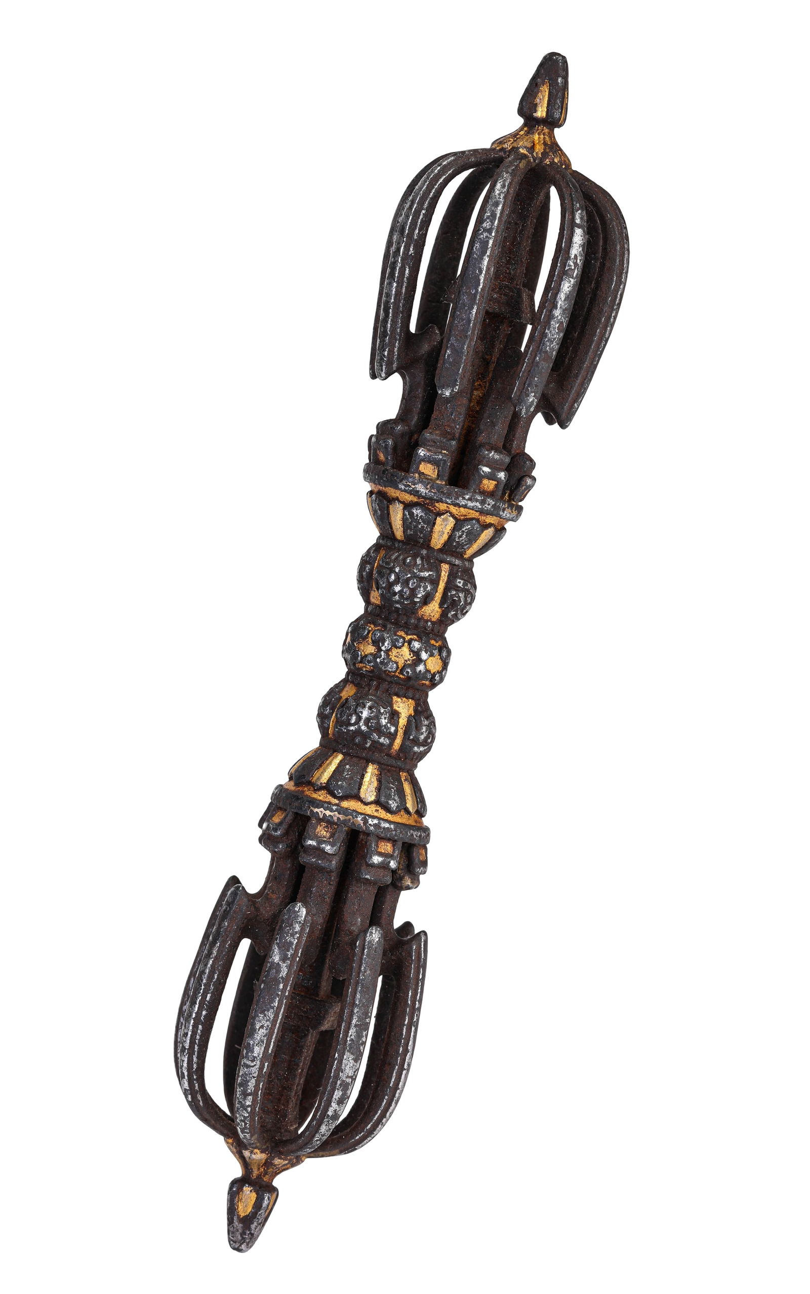 A TIBETAN IRON-CUT GOLD