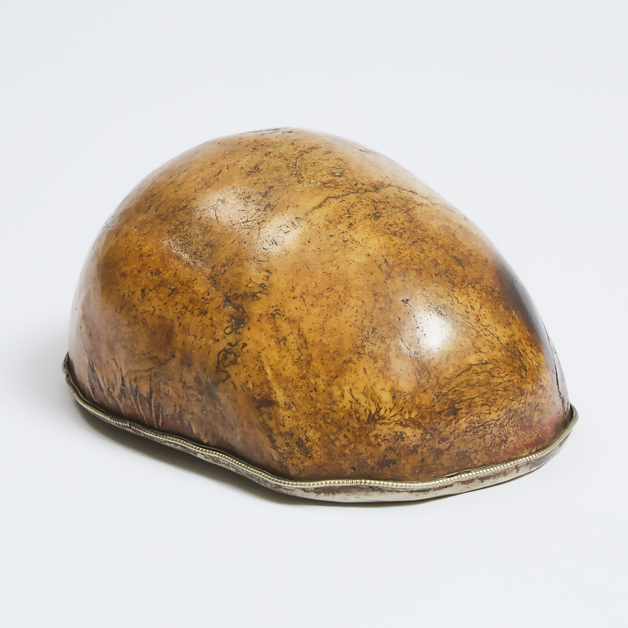 A Tibetan Silver-Mounted Kapala