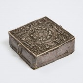 A Tibetan Silver Portable Amul