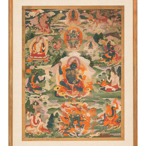 A Tibetan Thangka 19TH/20TH CENTURY