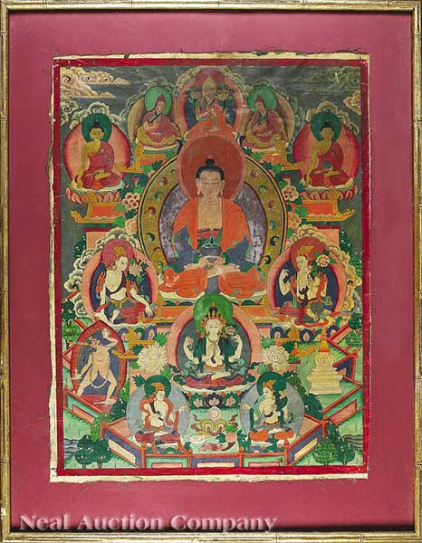 A Tibetan Thankga of Amitabha