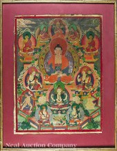 A Tibetan Thankga of Amitabha
