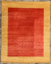 A TIBETAN WOOL RUGA Tibetan wo