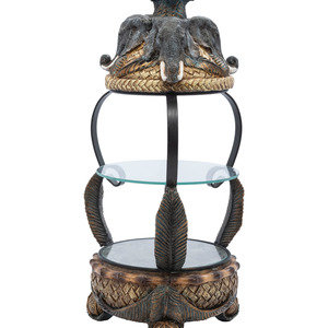 A Tiered Resin Centerpiece in the