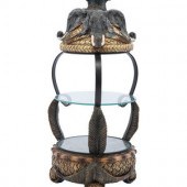 A Tiered Resin Centerpiece in