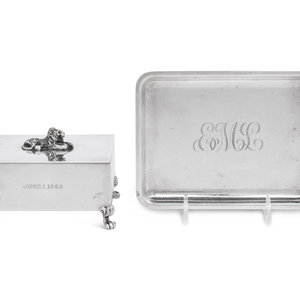 A Tiffany and Co. Casket together
