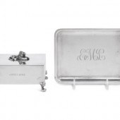 A Tiffany and Co. Casket toget