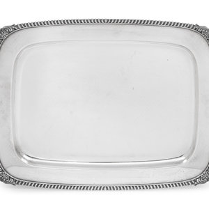 A Tiffany and Co. Silver Platter