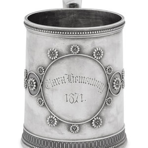 A Tiffany and Co. Silver Mug