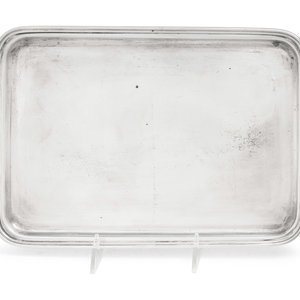 A Tiffany and Co. Silver Tray New
