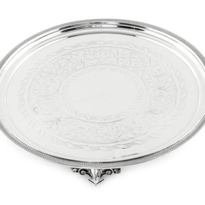 A Tiffany and Co. Silver Salver New