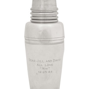A Tiffany and Co. Silver Cocktail