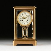 A TIFFANY & CO. BRASS AND GLAS