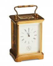 A TIFFANY & CO. CARRIAGE CLOCK