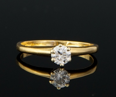 A Tiffany & Co Diamond Engagement