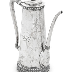 A Tiffany & Co. Silver Coffee Pot