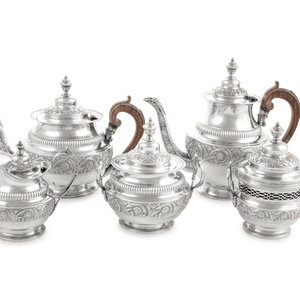 A Tiffany & Co. Silver Five-Piece
