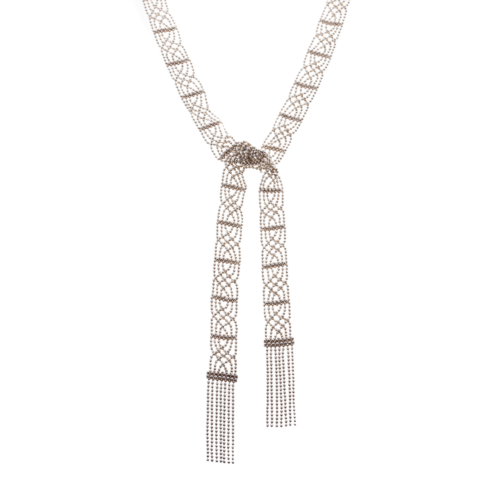 A TIFFANY & CO. STERLING SILVER TIE