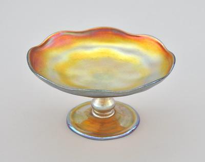 A Tiffany Favrile Compote Gold