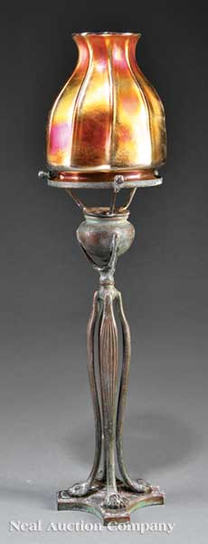 A Tiffany Favrile Glass and