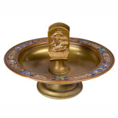 A TIFFANY FURNACES ENAMELED BR