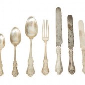 A Tiffany Silver Flatware Serv