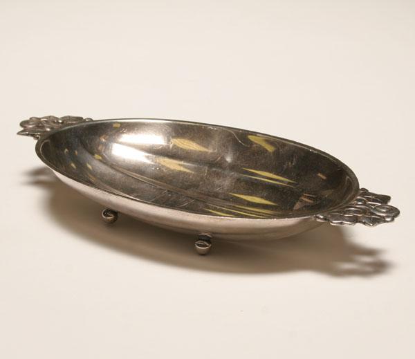 A Tiffany sterling silver footed